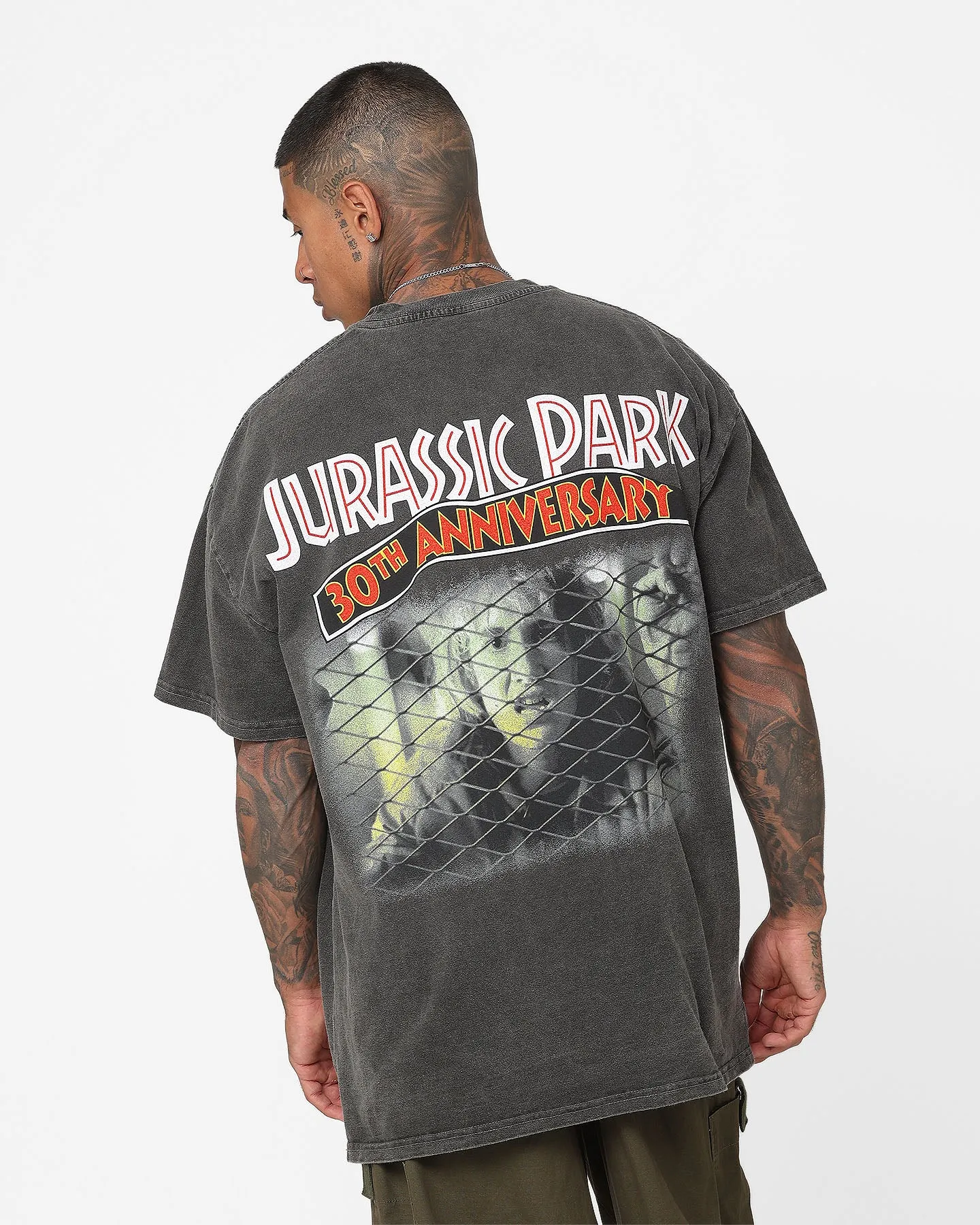spandex blend shopping American Thrift X Jurassic Park 30th Anniversary Heavyweight Vintage T-Shirt Black Wash