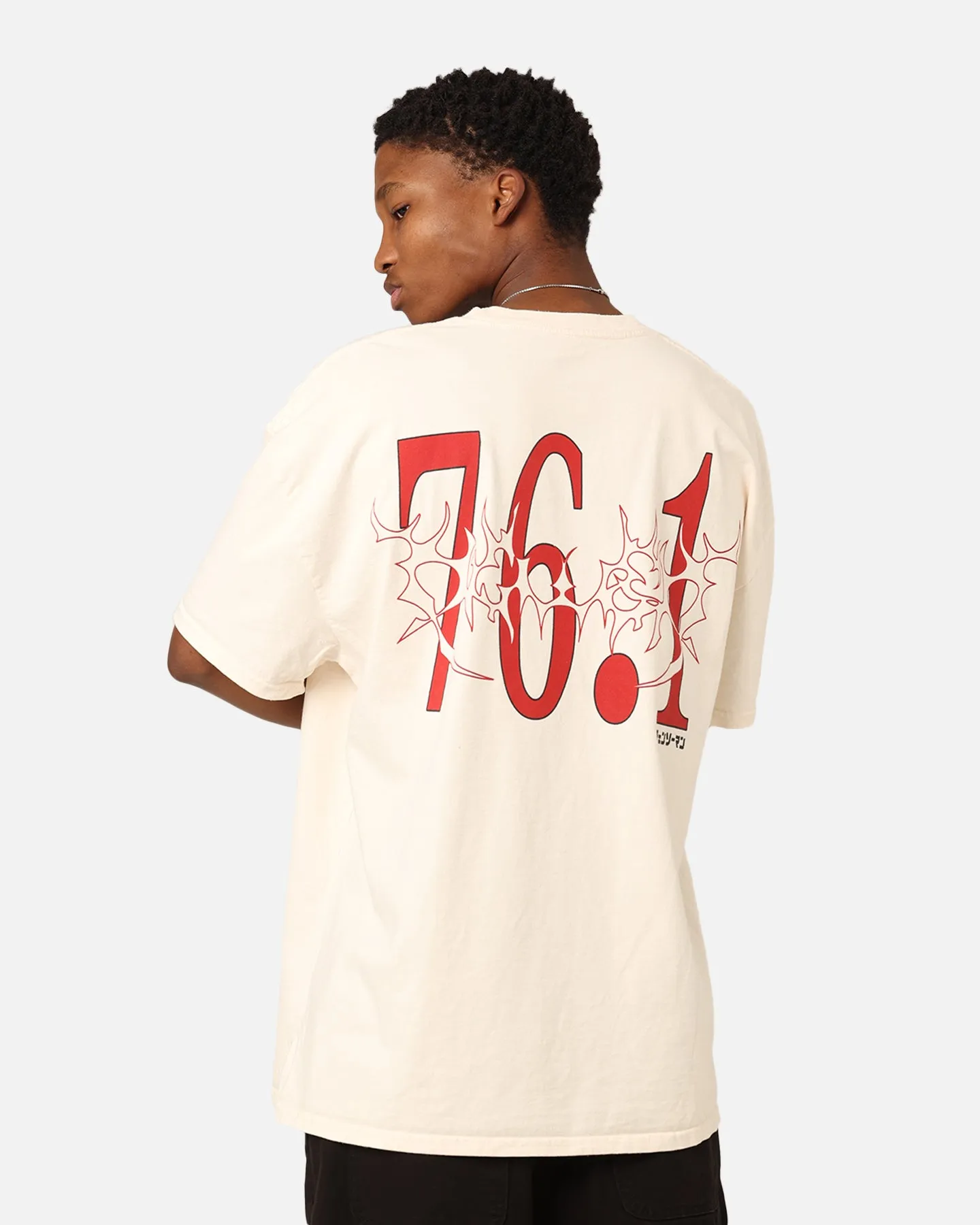 Wrinkle Resistant Cloth Goat Crew X Chainsaw Man Power Heavyweight T-Shirt Off White