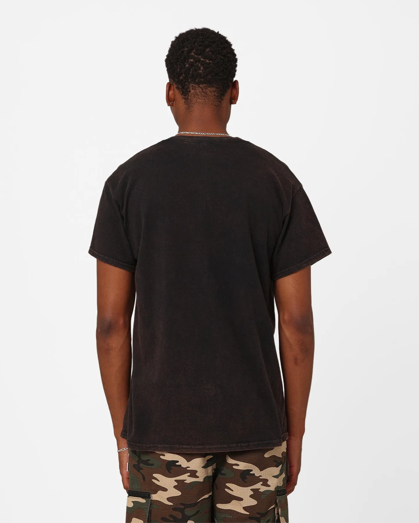 Goat Crew X UFC Sean Strickland Vintage T-Shirt Black Wash Fuzz Free Surface