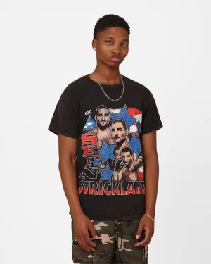 Good stretch Goat Crew X UFC Sean Strickland Vintage T-Shirt Black Wash