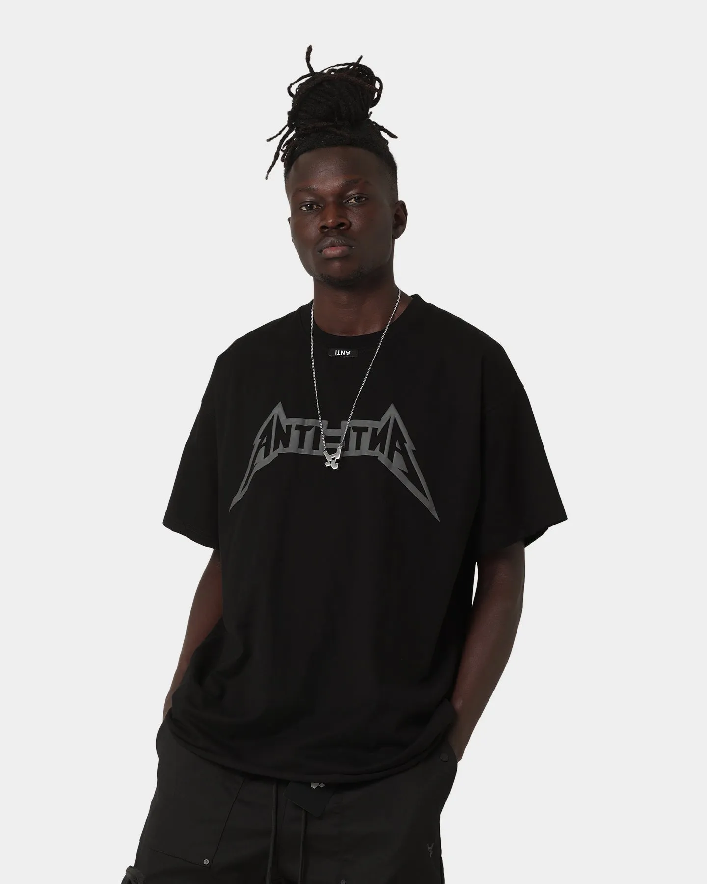 Weekend Ready Fun Style The Anti Order Heavy Metal Premium T-Shirt Black/Dark Grey