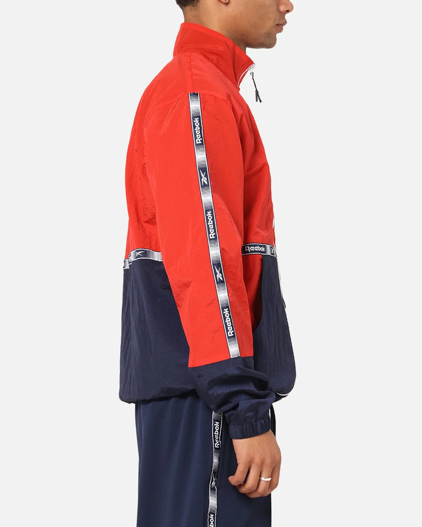 Reebok Archive Track Jacket Red/Navy Clock