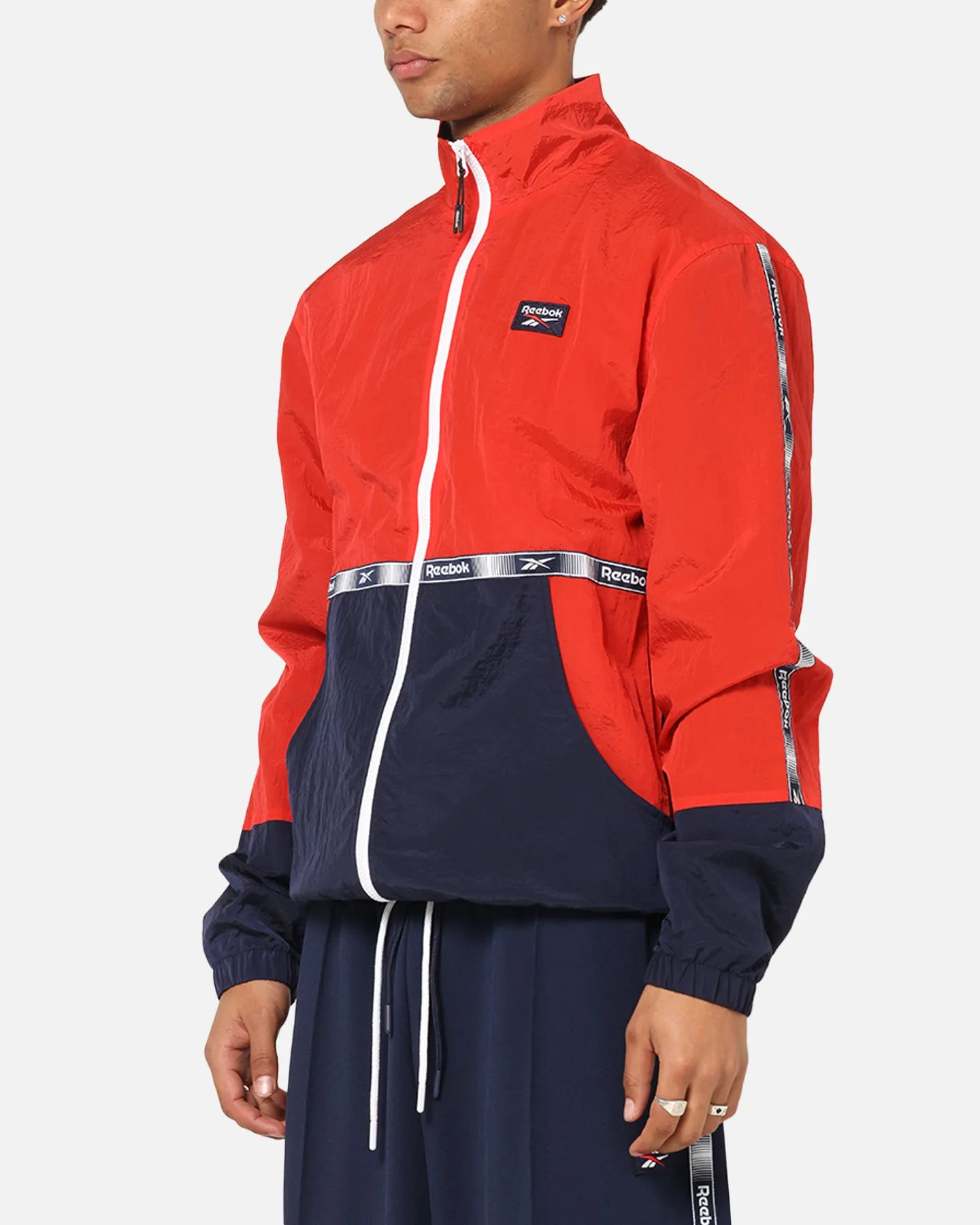 Reebok Archive Track Jacket Red/Navy Office Look suitable for educational purposes