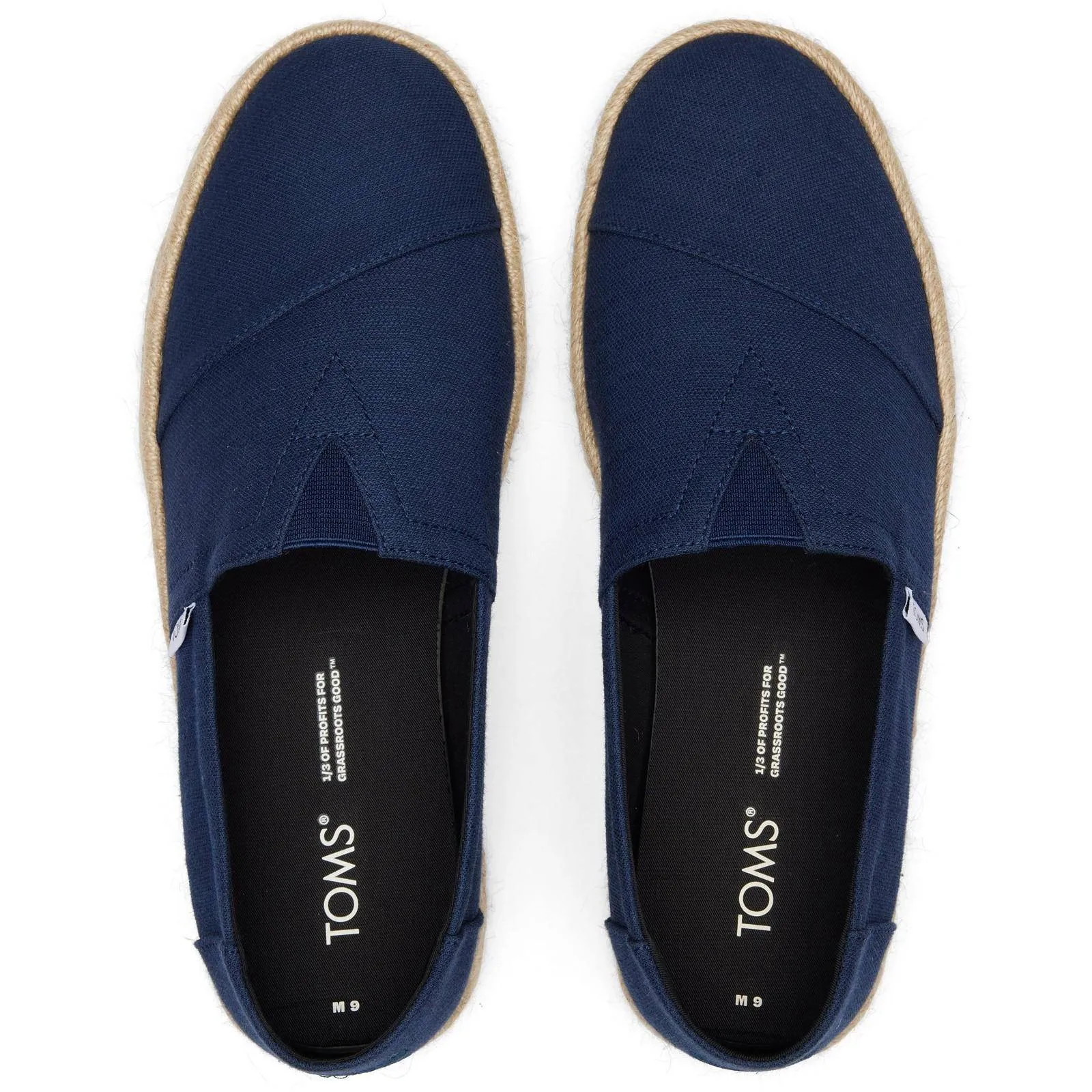 Viral Pop TOMS Mens Alpargata Rope 2.0 Shoe Navy
