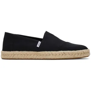 TOMS Mens Alpargata Rope 2.0 Shoe Black Non Toxic Materials
