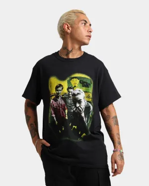 Luxurious Green Day Neon Photo T-Shirt Black