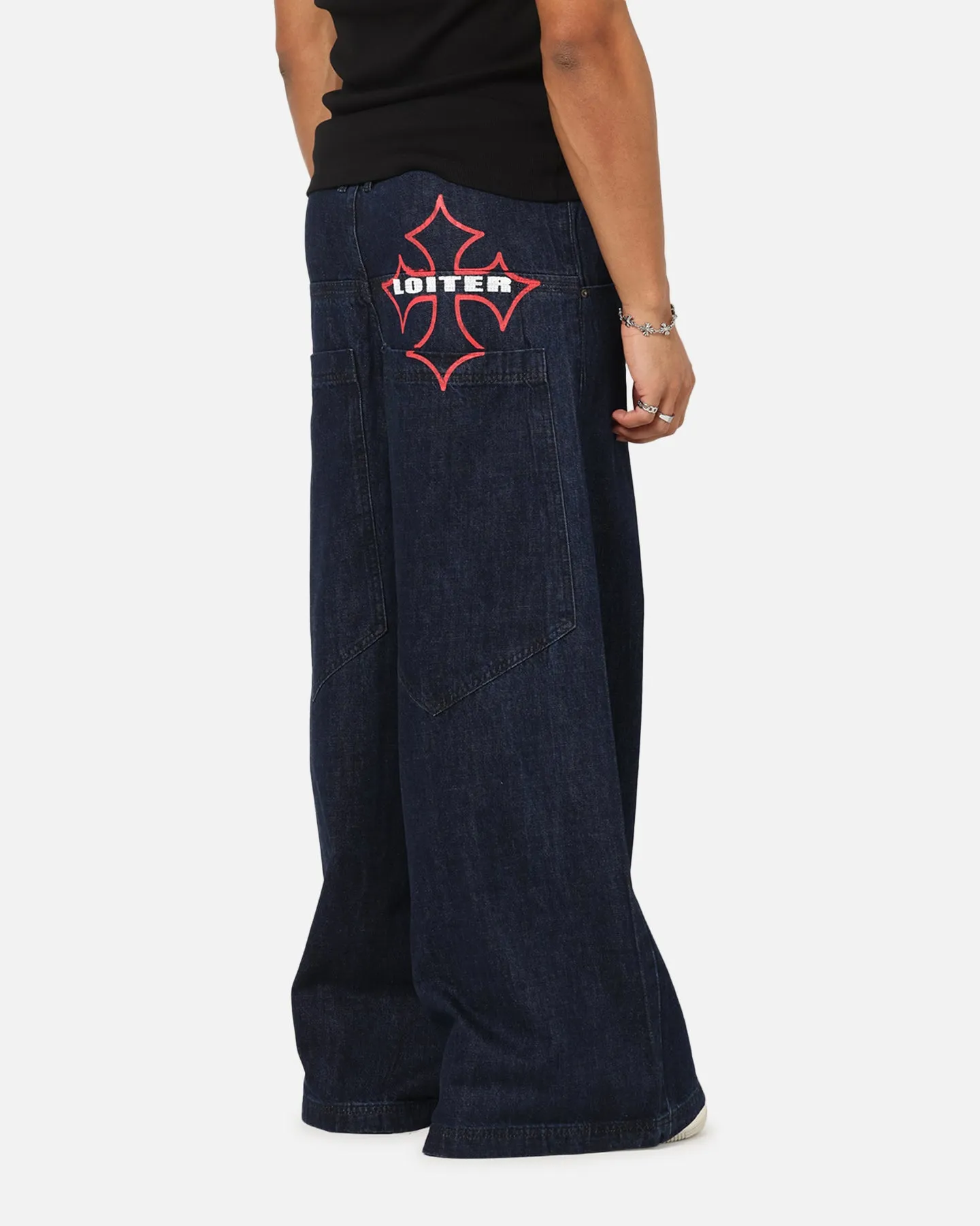 Functional Wear Loiter Skate Jeans Dark Indigo