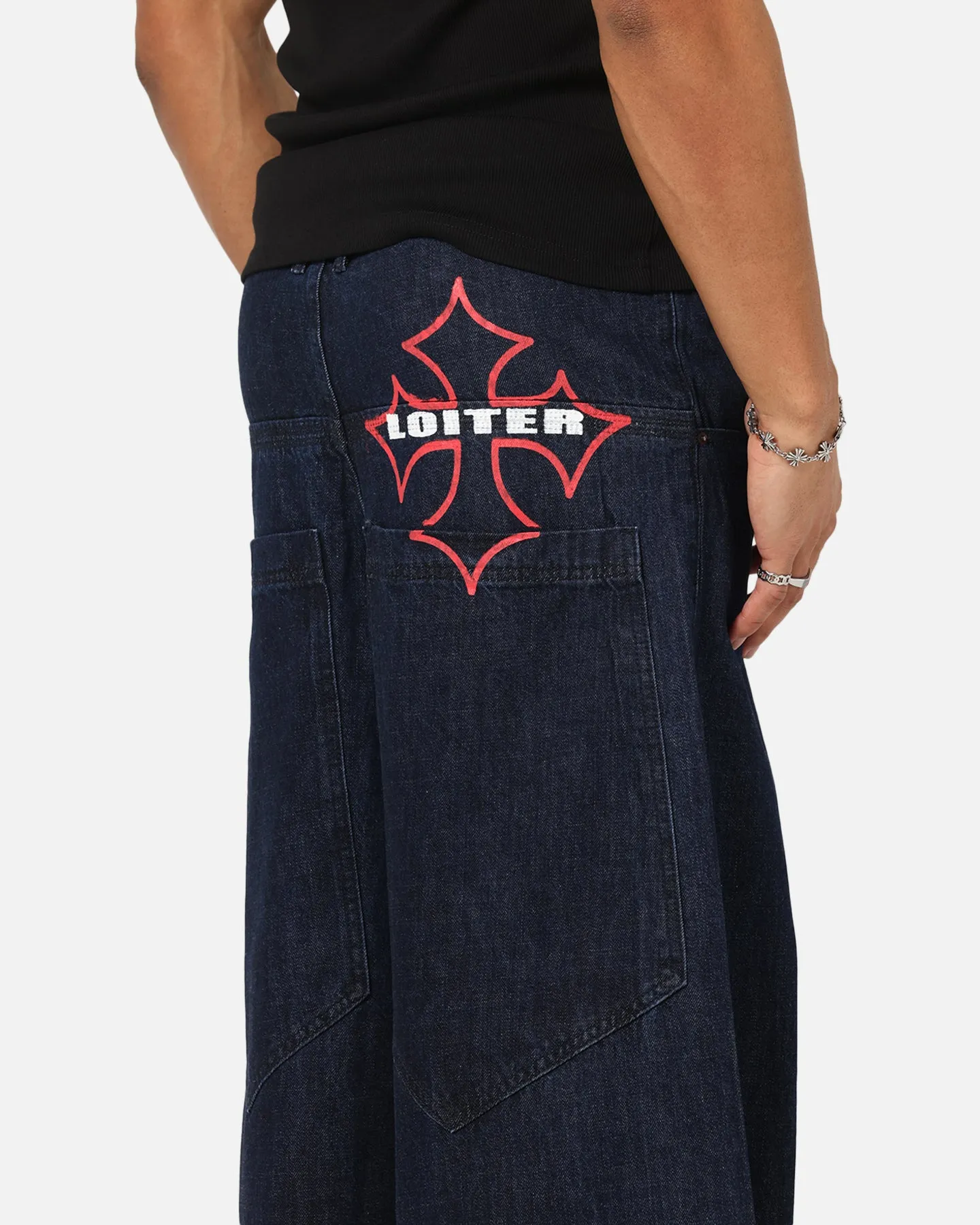 Loiter Skate Jeans Dark Indigo Stretch Fit