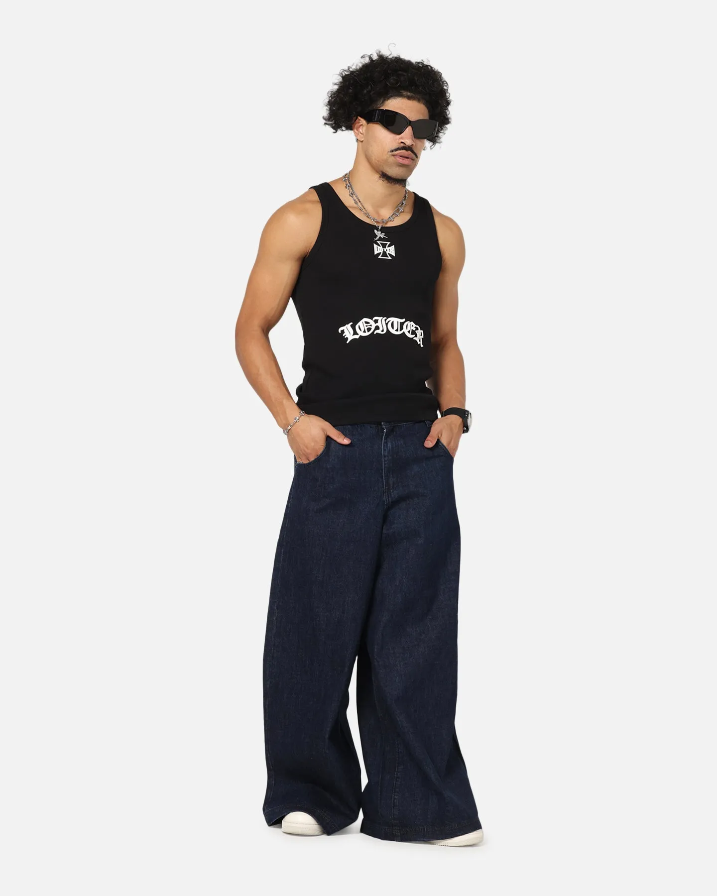All Season Fit Odor Control Treatment Loiter Skate Jeans Dark Indigo
