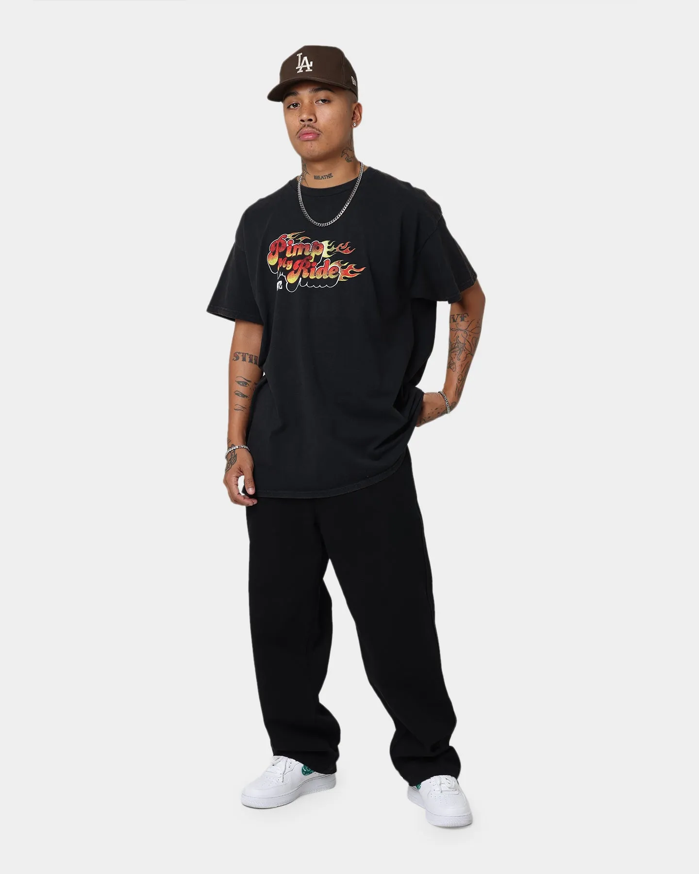 American Thrift X MTV Pimp My Ride Vintage T-Shirt Black Wash Simple Comfort Wear