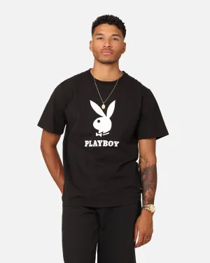 Playboy Playboy Lockup T-Shirt Black Thermal Regulation Fabric Essential Piece