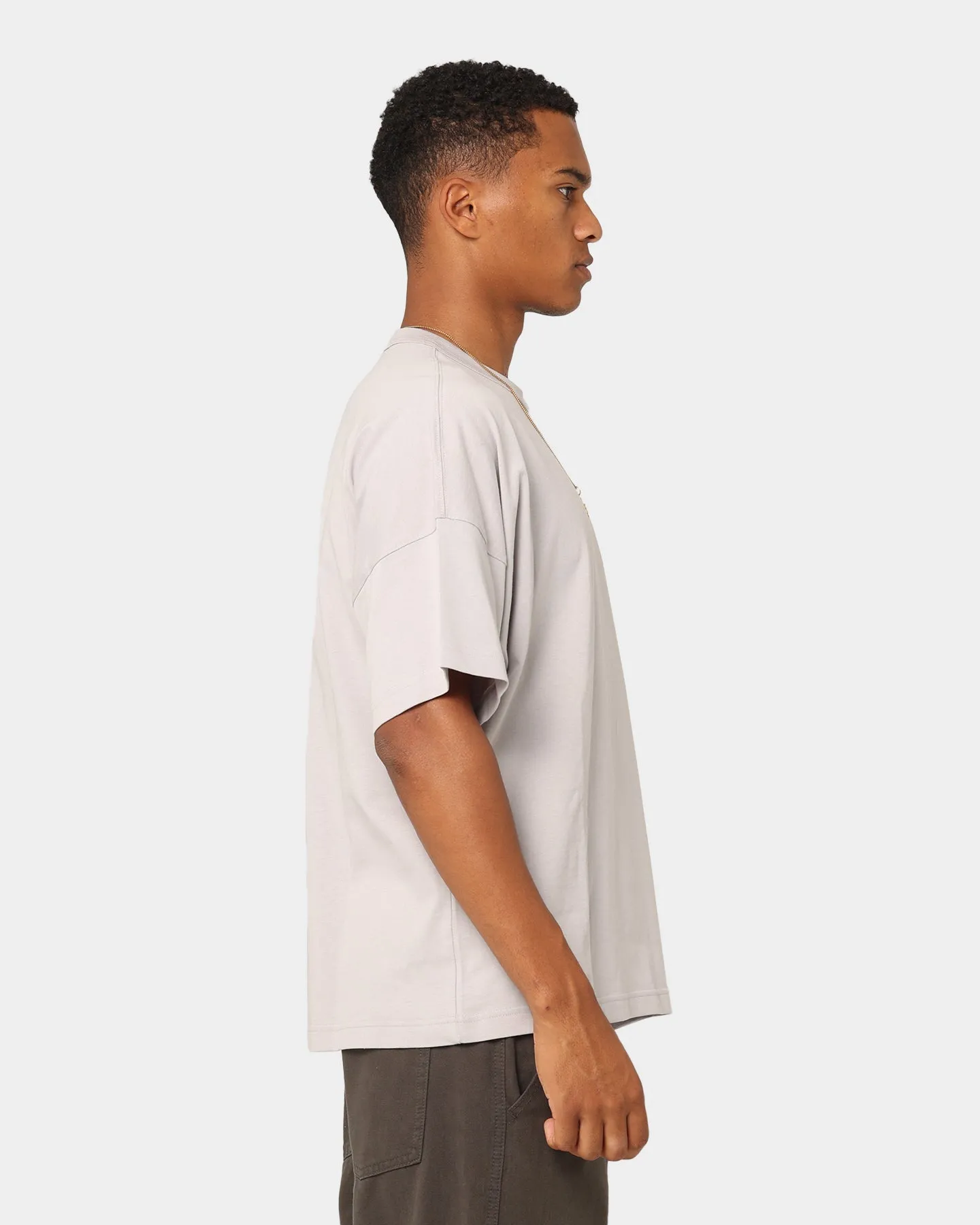 Stretchable Armholes Adidas New C T-Shirt Grey Two