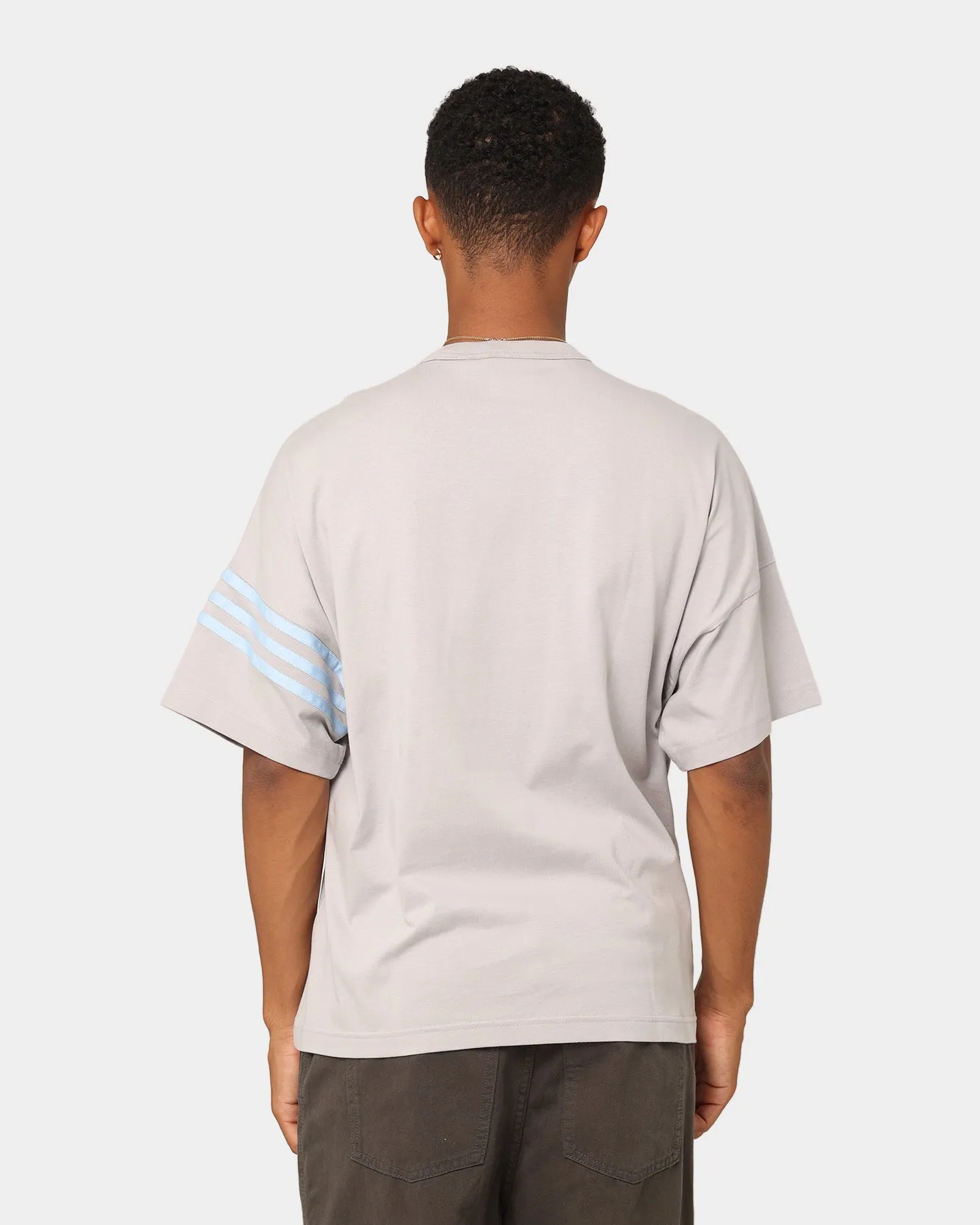 Stylish Wearable TaglessDesign Adidas New C T-Shirt Grey Two