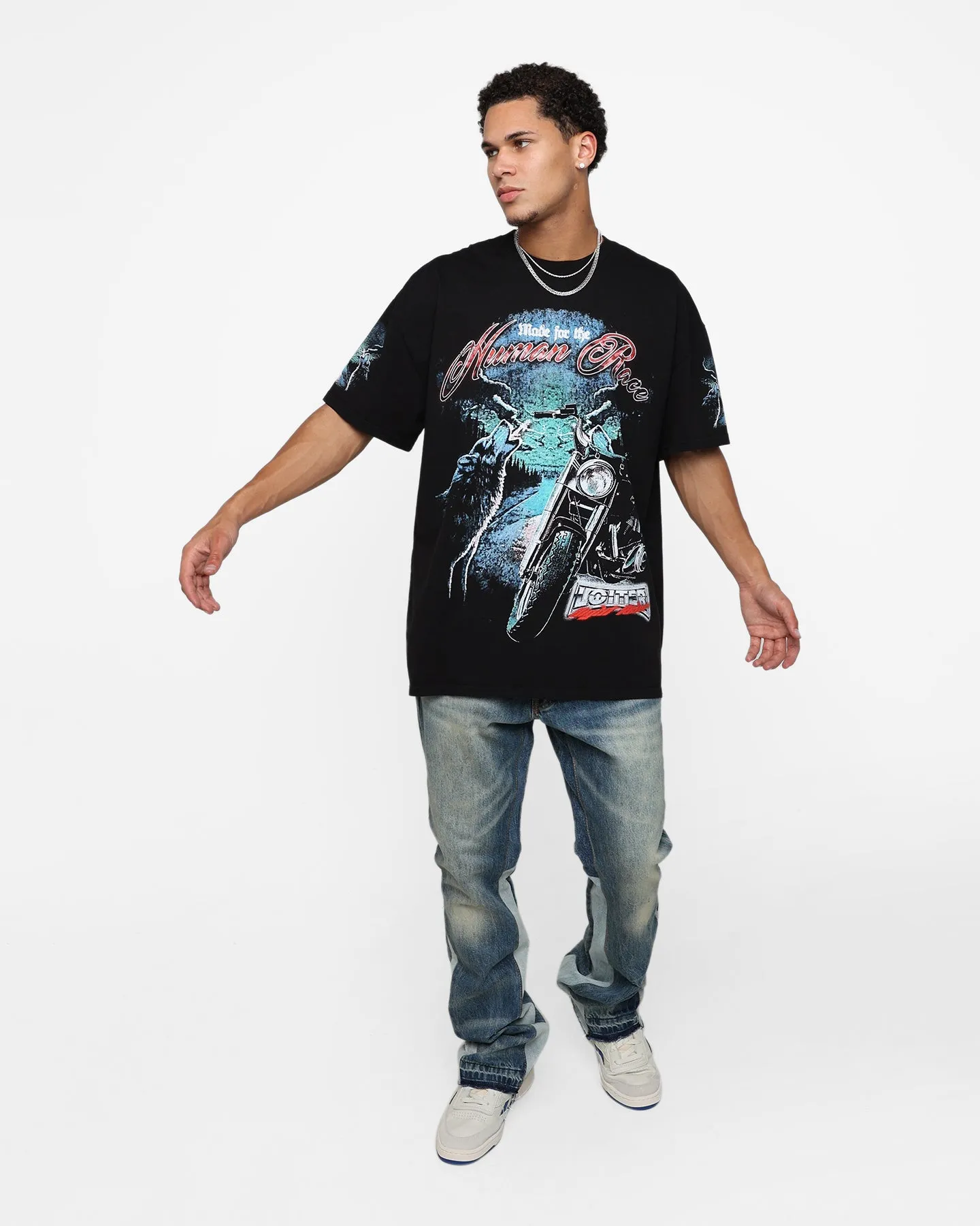 NonIrritatingTags Loiter Midnight Route T-Shirt Black
