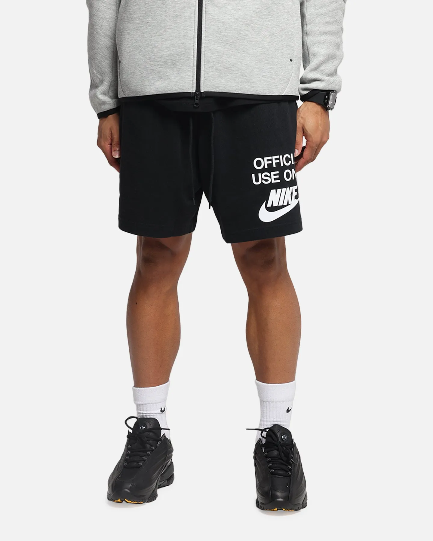 Nike Club Knit Shorts Black/Black/White Pilates wear