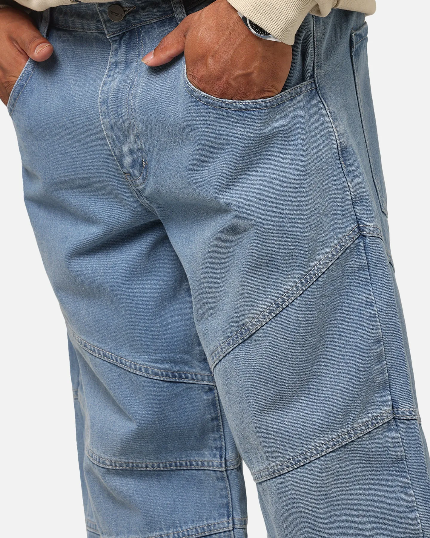 Shape Retention Core Fit Saint Morta Amplus Armoury Jeans Mid Blue