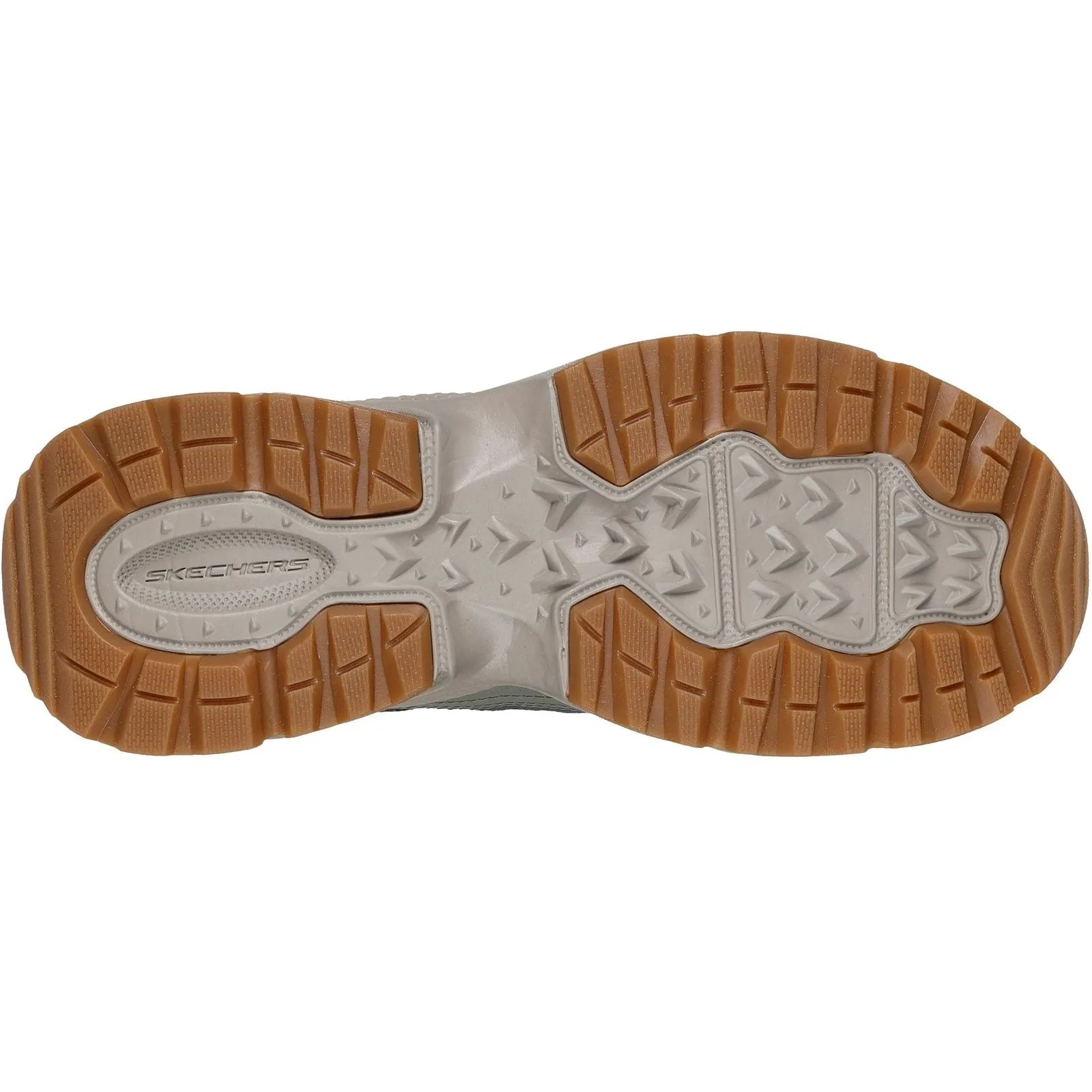 Trail Endurance Trail Fit Skechers Mens Vigor AT Hiking Shoes Olive/Grey