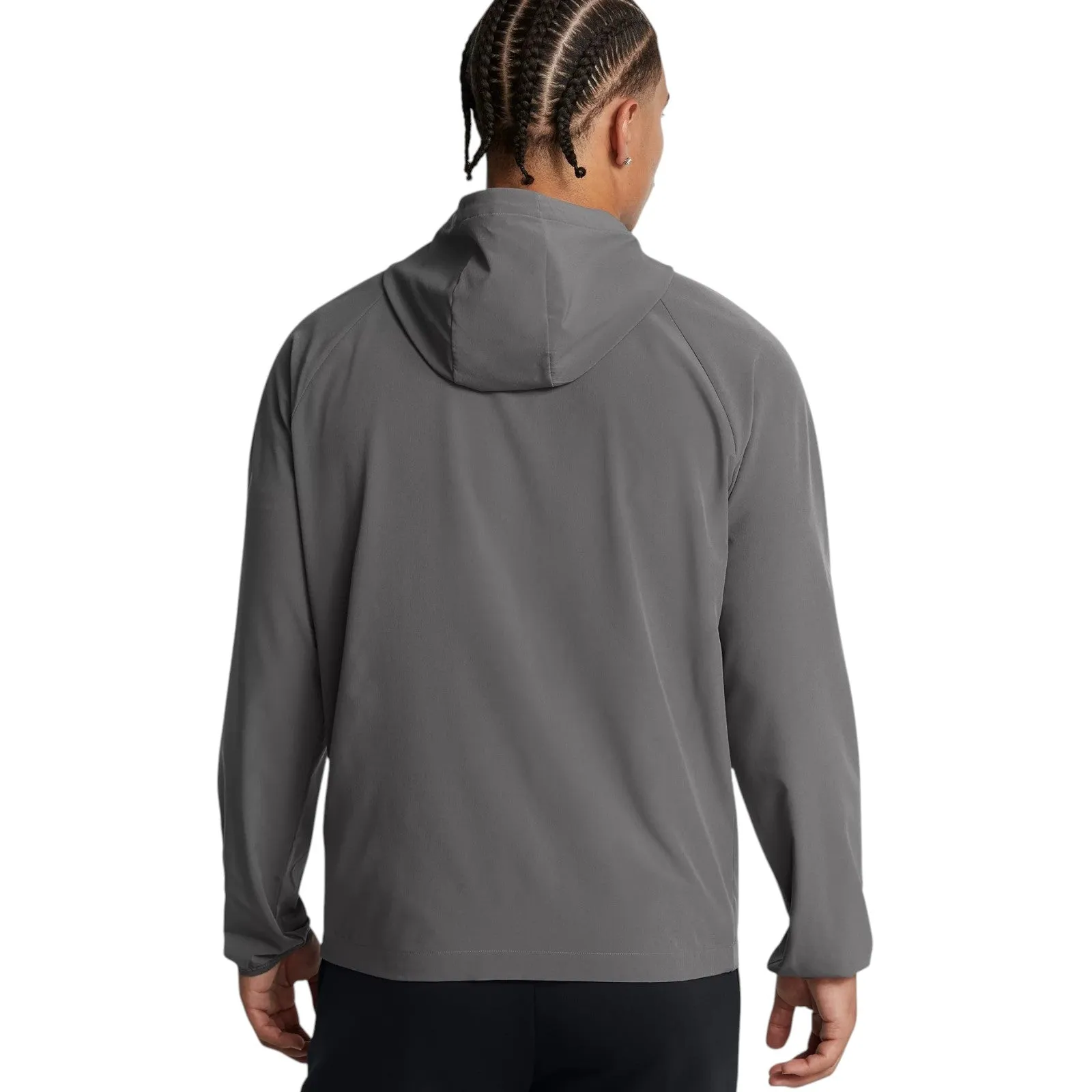 Under Armour Mens Full-Zip Windbreaker Hoodie Layered Insulation