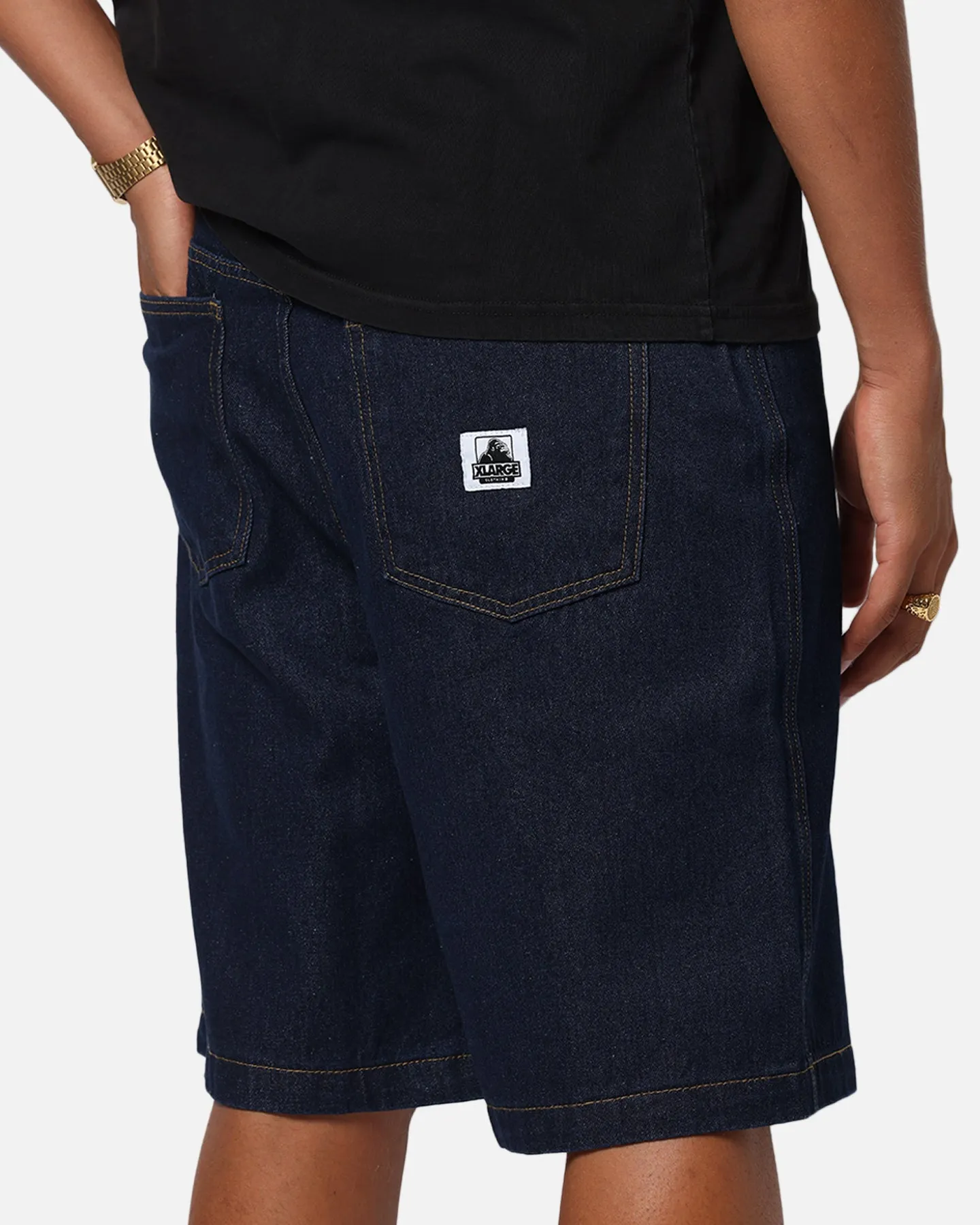 Comfortable Waistband X-Large Bull Denim 91 Shorts Dark Indigo