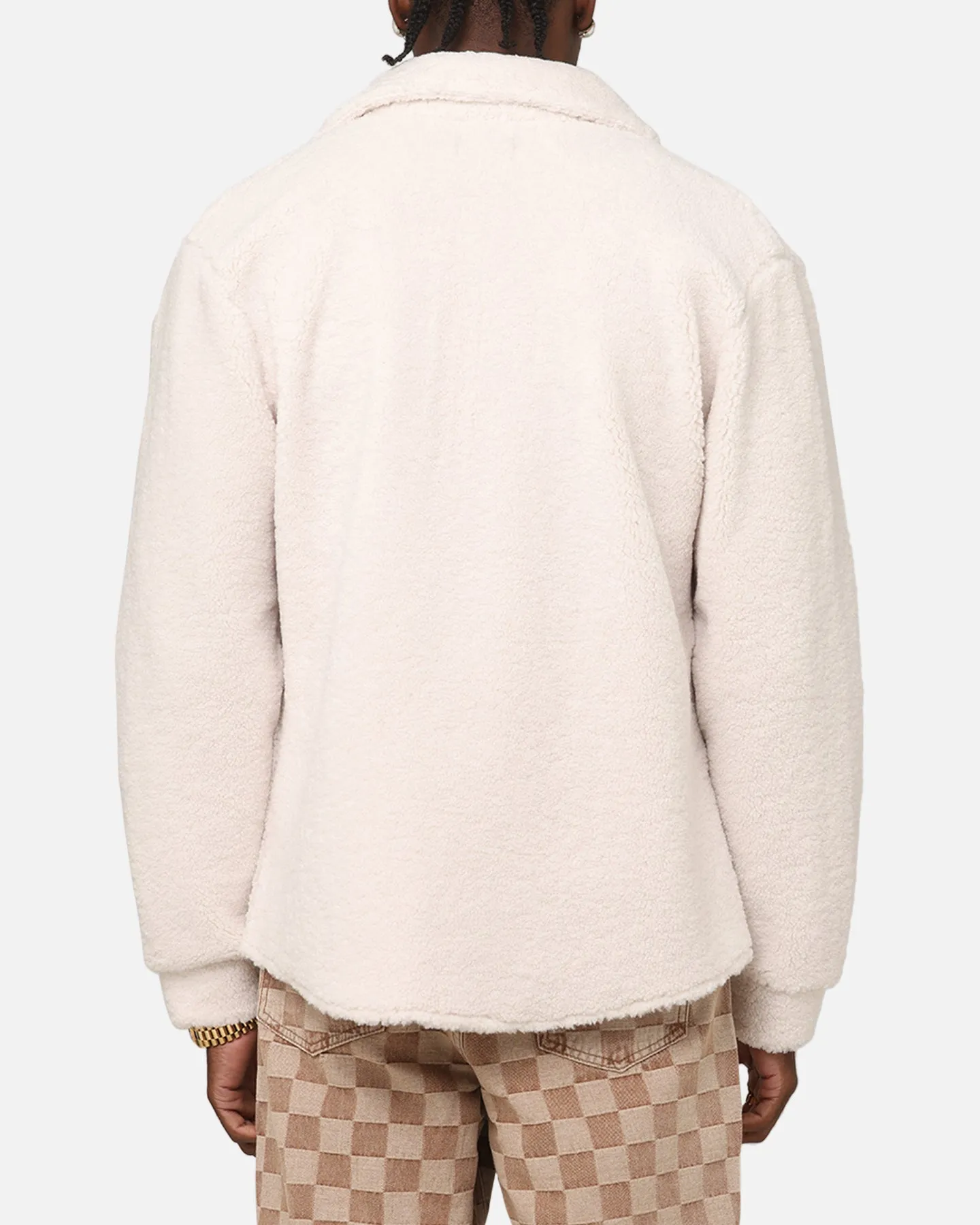 XXIII Shearling Fur Jacket Cream See