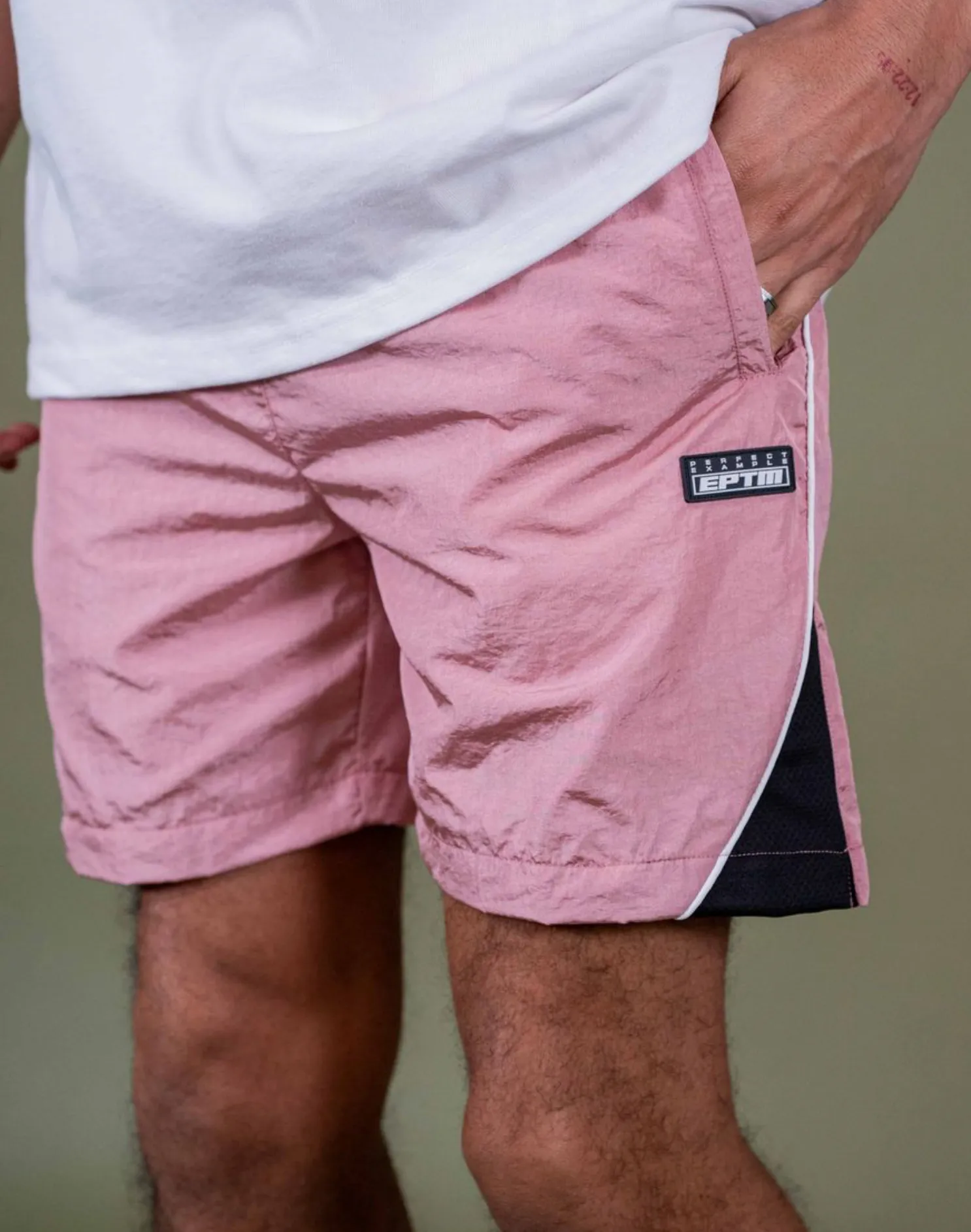 StainlessZippers Weather Protection EPTM DERBY SHORTS (Dusty Pink)