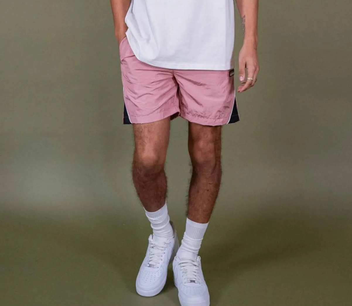 SkinFriendlyElastic Clean Fit EPTM DERBY SHORTS (Dusty Pink)