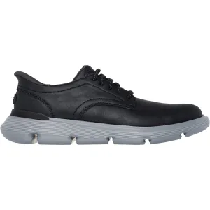 Skechers Mens Garza Duran Shoe Black Fresh Tone zipper