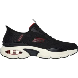 Skechers Mens Skech-Air Ventura Vanderway Shoes Black/Red Red Glow Anatomical Toe Shape