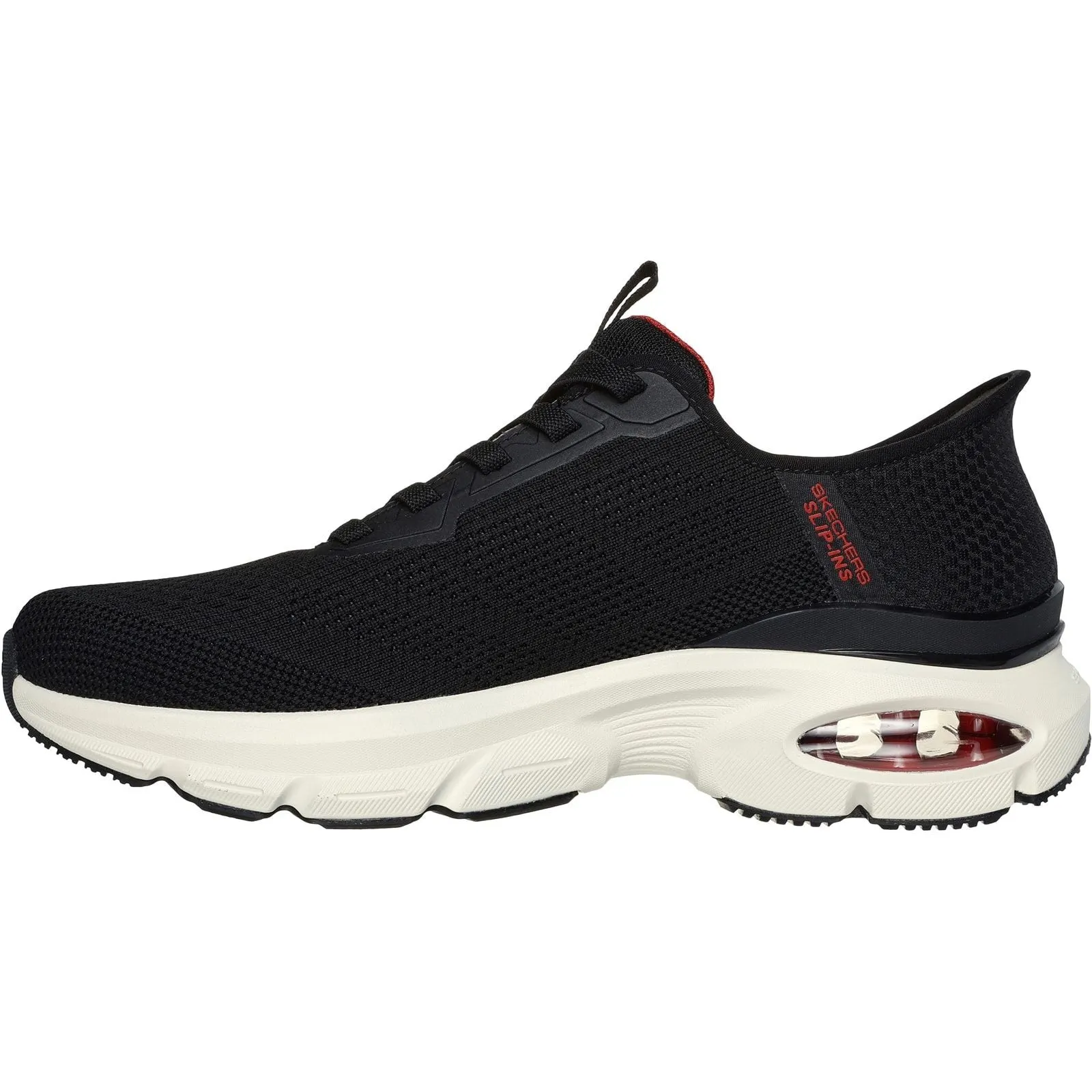 Skechers Mens Skech-Air Ventura Vanderway Shoes Black/Red Pack Safe
