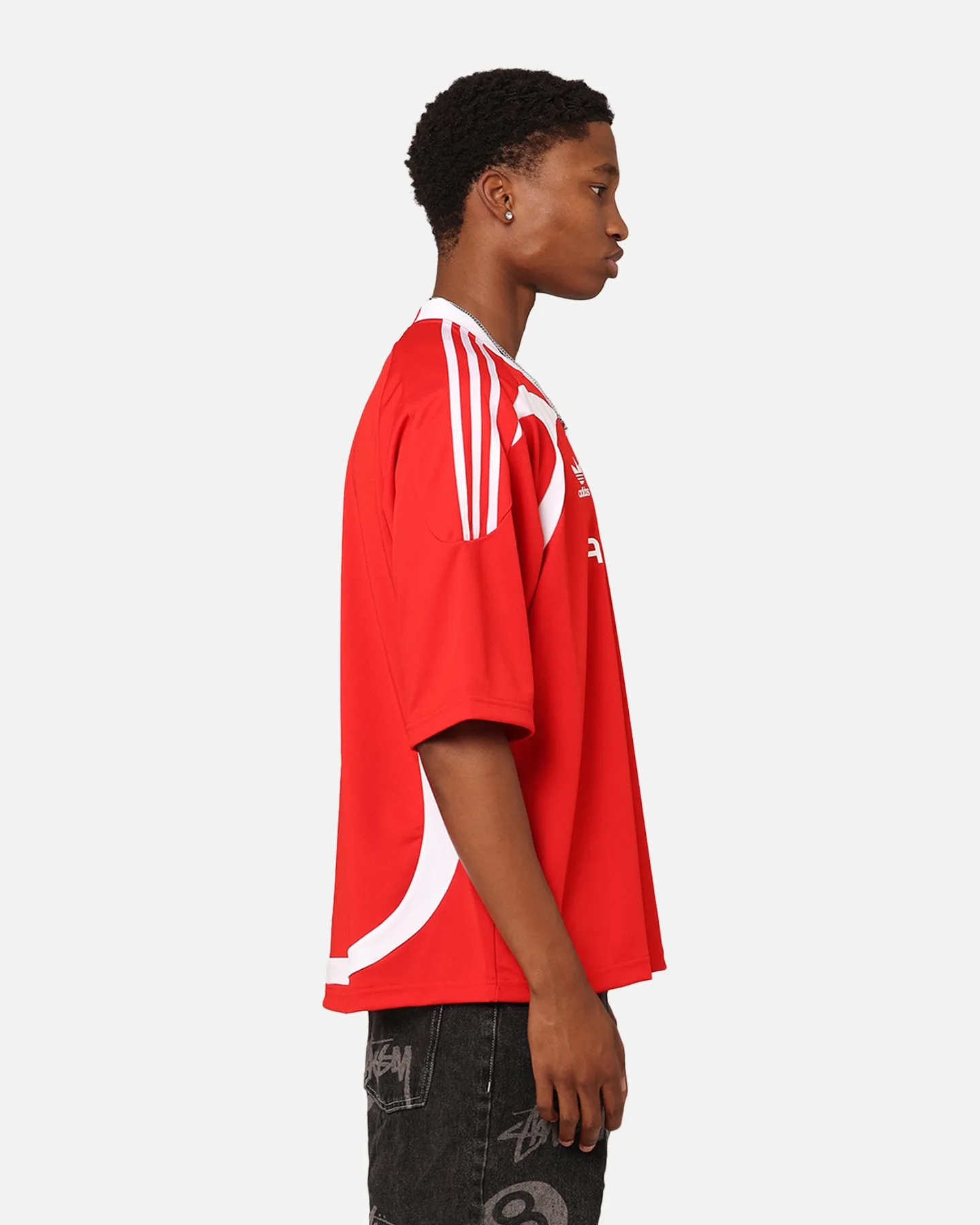 Adidas Oversized Short Sleeve Jersey Better Scarlet NonIrritatingTags Comfy Top