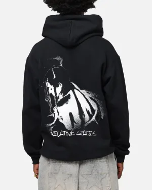 Poppy Negative Spaces Hoodie Black Handsome Finish