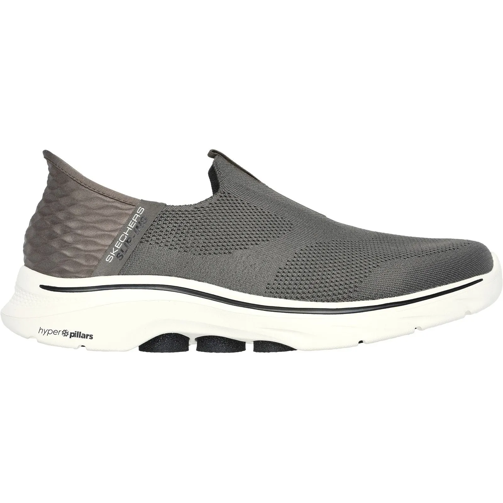 Skechers Mens Skechers Slip-ins: GO WALK 7 - Easy On 2 Shoes Brown Fairy Step