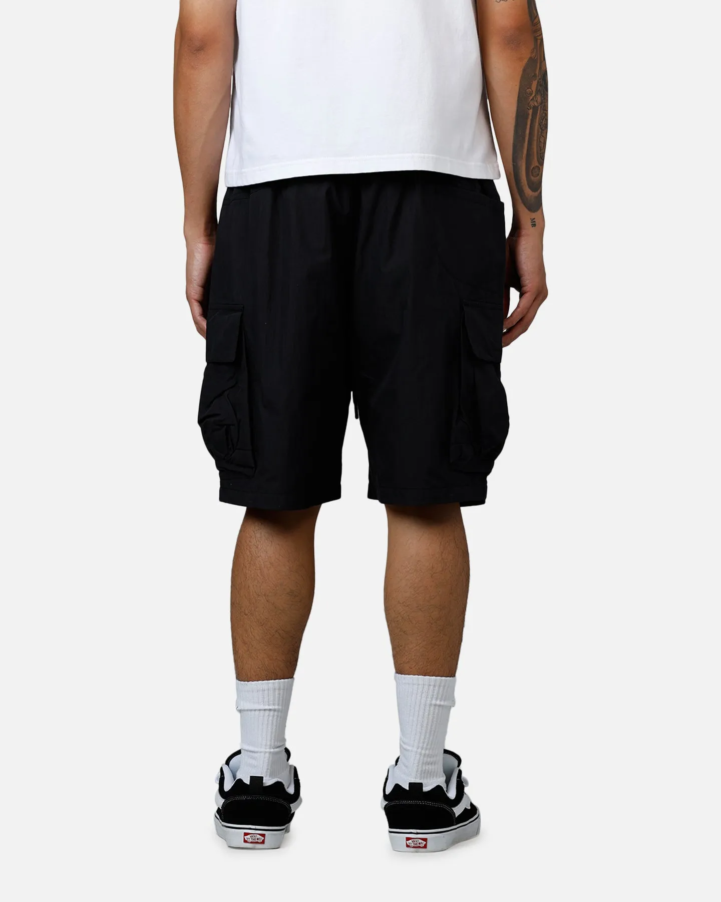 Body Movement The Anti Order Anti Military Cargo Shorts Black
