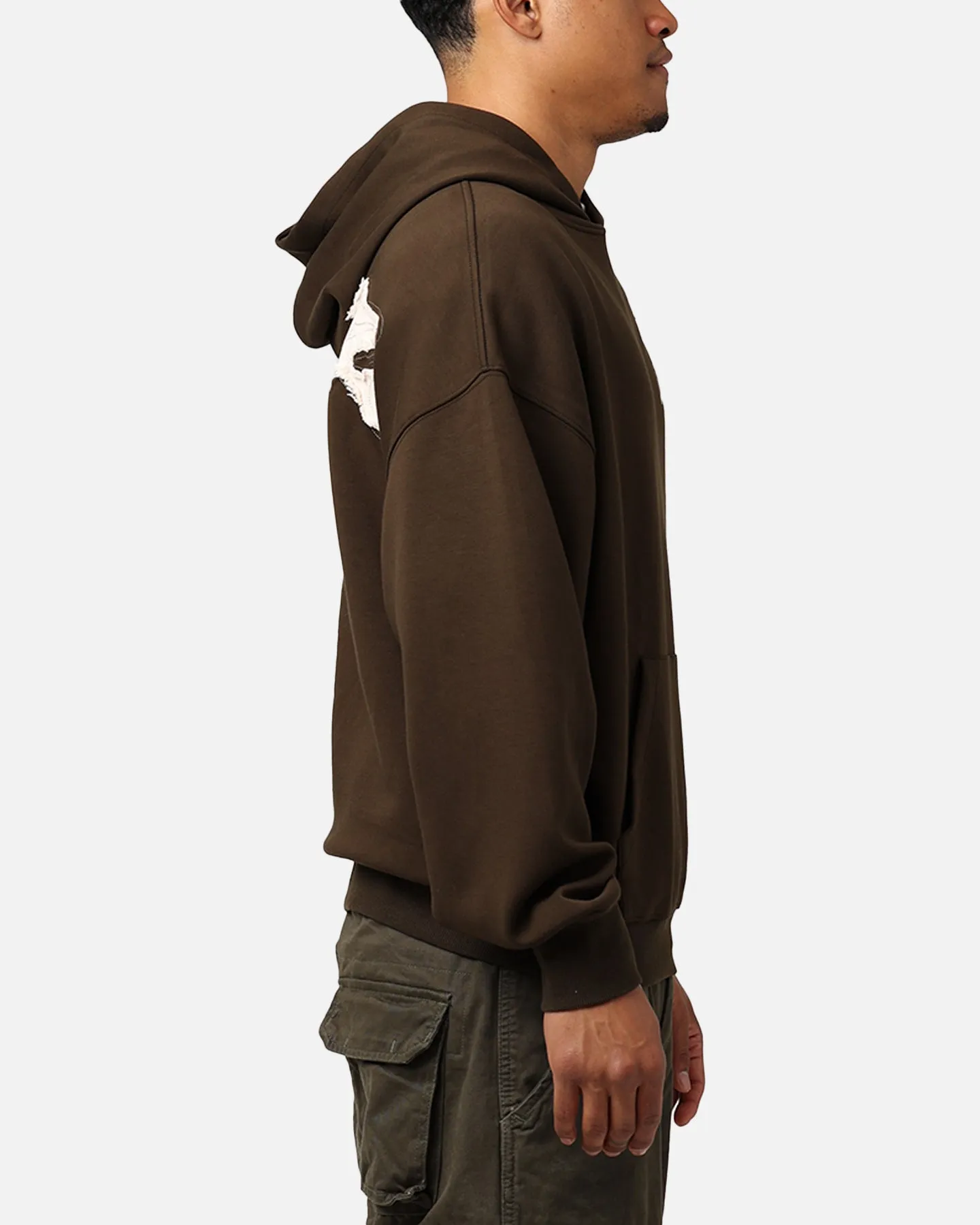 Loiter Chroma Premium Hoodie Dark Chocolate Casual Essentials Wear Everyday Wearable