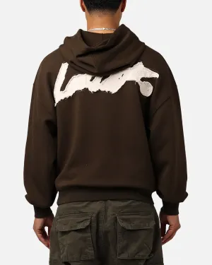 Casual Everyday Comfortable All Day Wear Loiter Chroma Premium Hoodie Dark Chocolate
