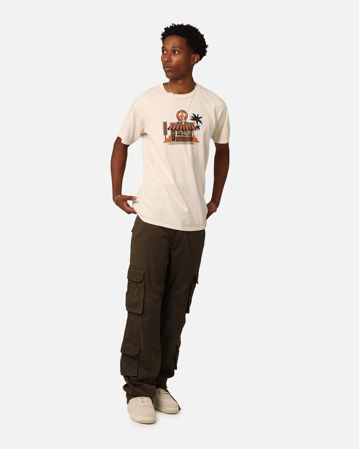 Goat Crew Design Studios T-Shirt Off White Everyday Style Quick Wear