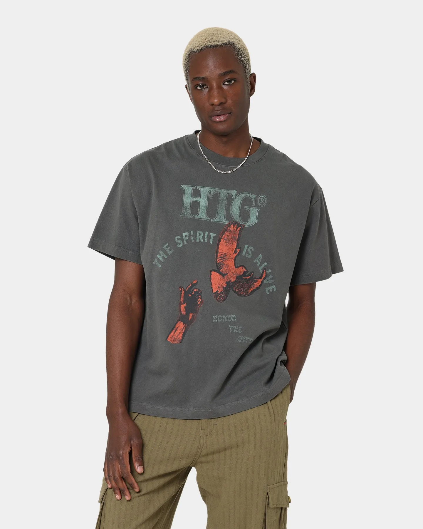 Honor The Gift Alive T-Shirt Pigment Black Pastel color Perfect Style