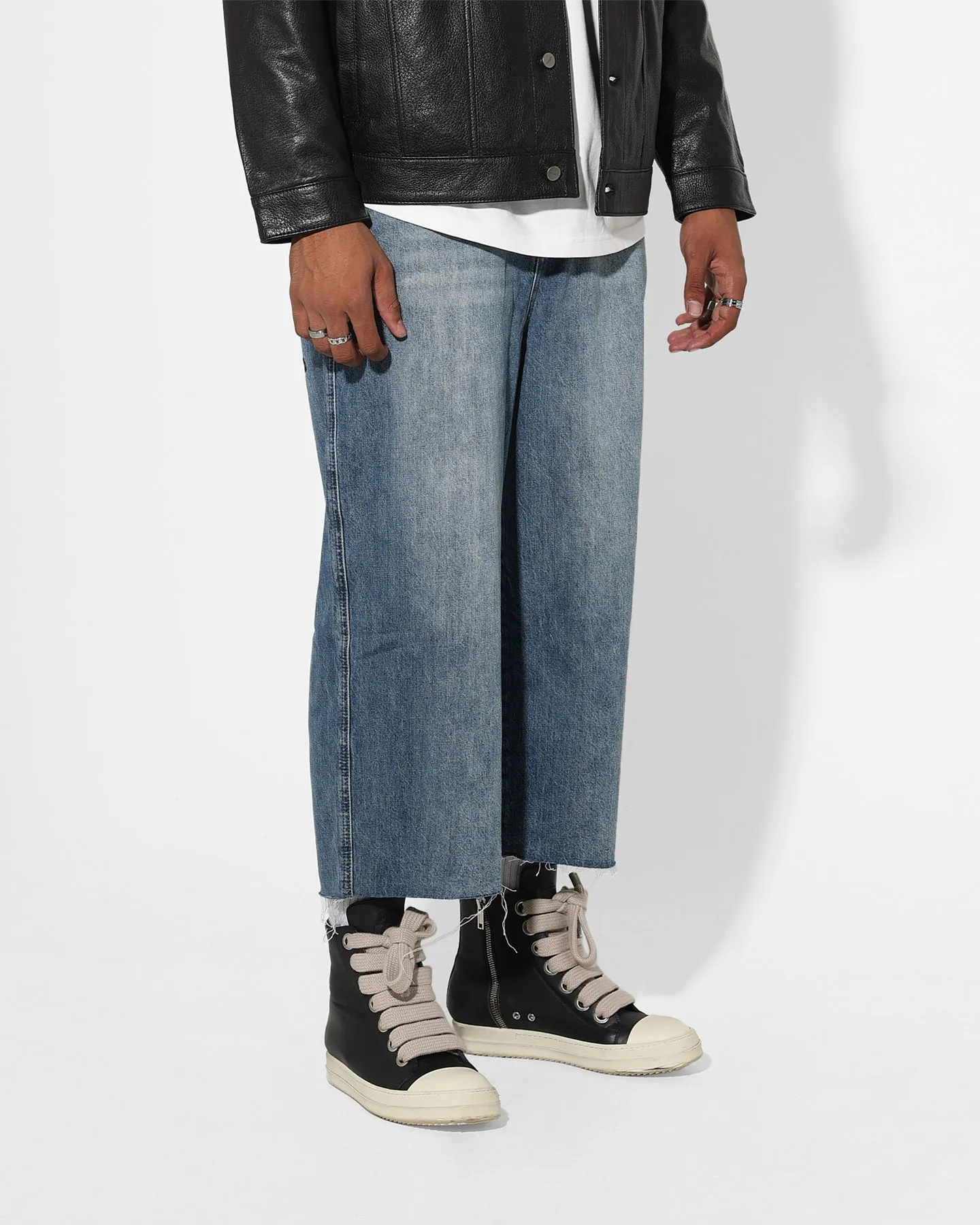 Saint Morta Ultra Sonic Baggy Jeans Vintage Blue Breathable activewear WaterproofTechnology