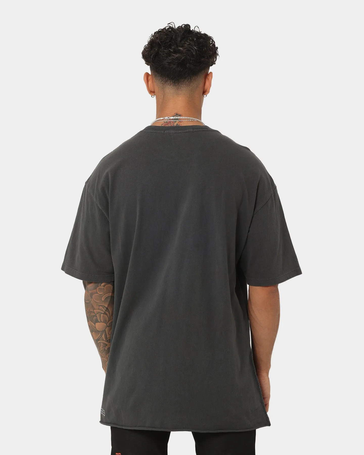 Ksubi Biggie Back To Black T-Shirt Black sequined details Streetwear