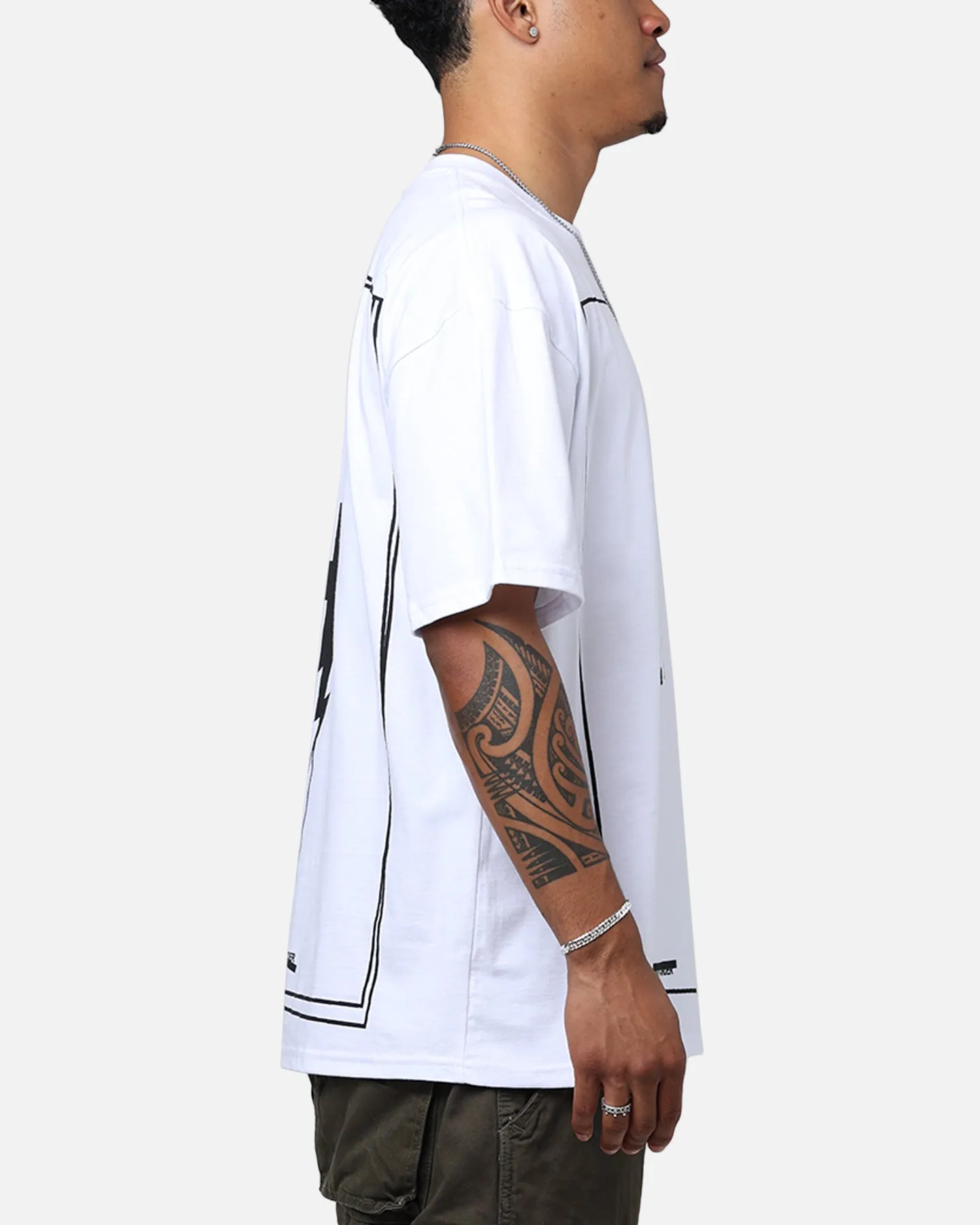 The Anti Order Non Linear T-Shirt White Thermoregulating Fabric Effortless Daywear