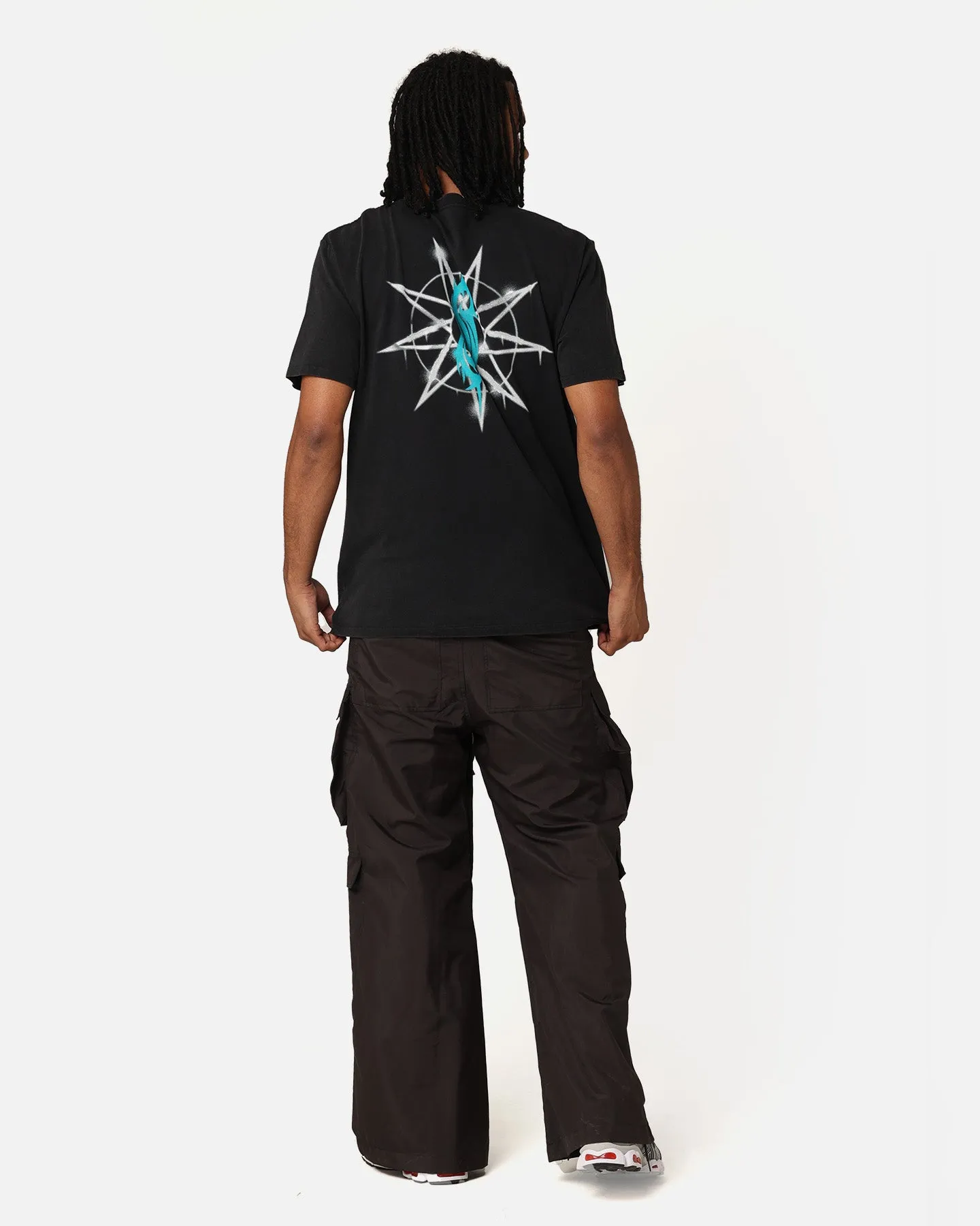 Double Stitched Seams Comfortable Design Slipknot Eyeless T-Shirt Washed Black