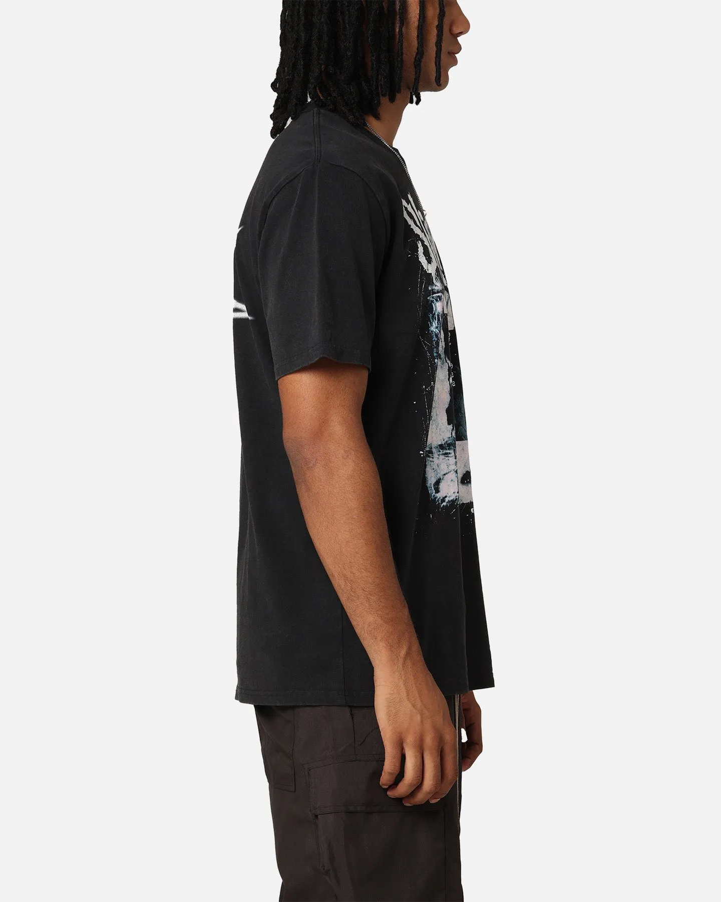 Slipknot Eyeless T-Shirt Washed Black Neutral Color Tubular Knit Structure