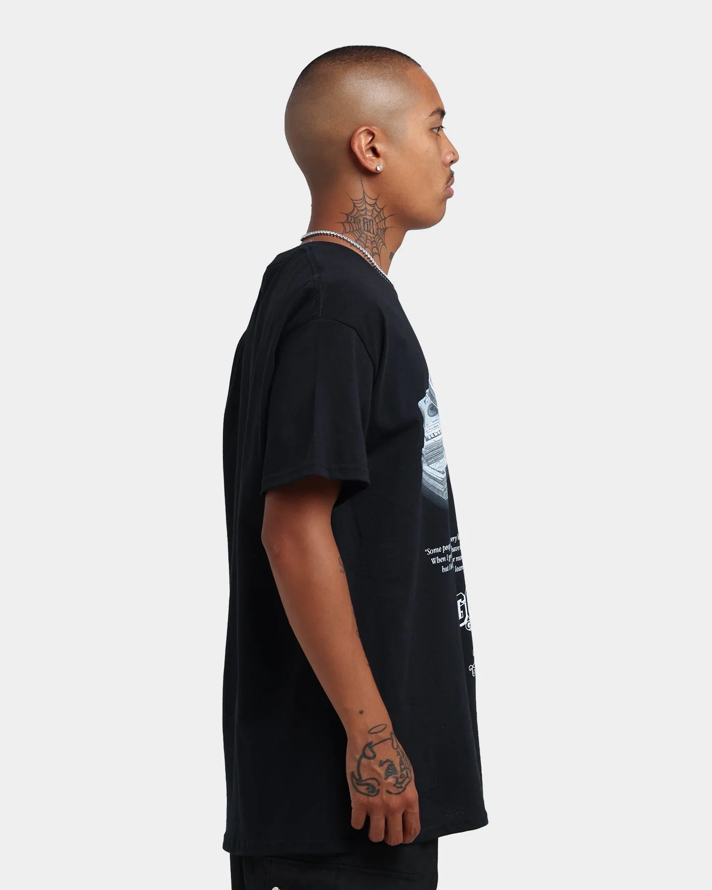 Goat Crew Paper Chasers T-Shirt Black Zero Waste Production Cool Layer Wear