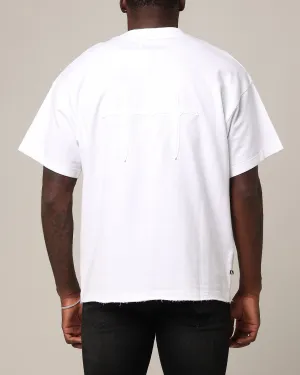 Light and Soft Pre Shrunk Cotton Saint Morta Dark Days Praetor T-Shirt White/White