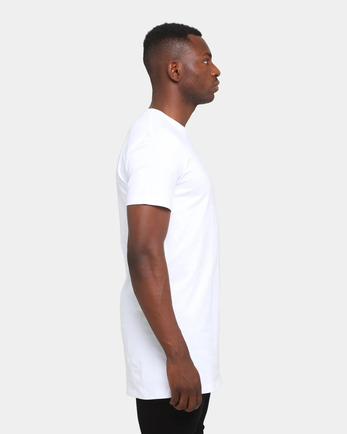 LongLastingColor Seam Free Shoulders Well Made Legacy Tall T-Shirt V2 White