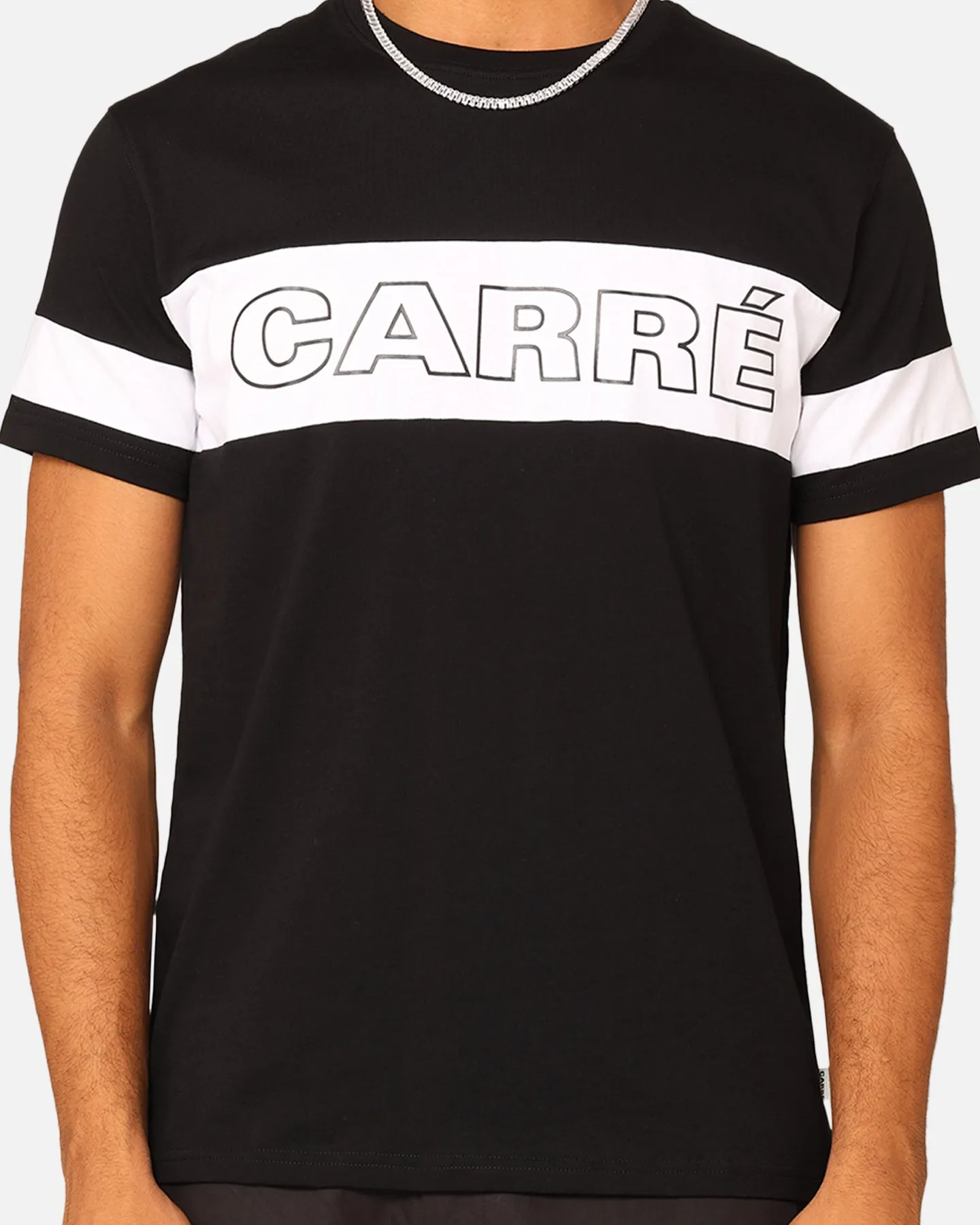 Lightweight Shirt Carre Bars T-Shirt Black/White