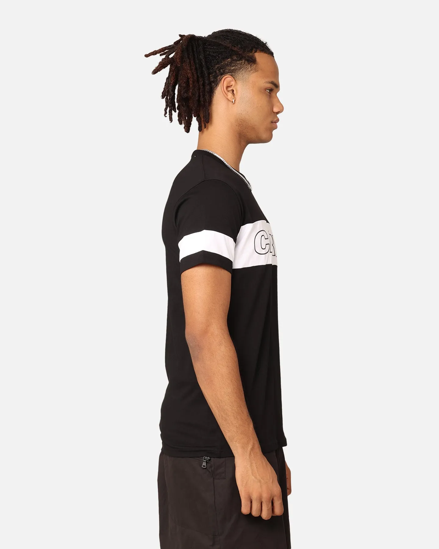 Carre Bars T-Shirt Black/White long sleeved