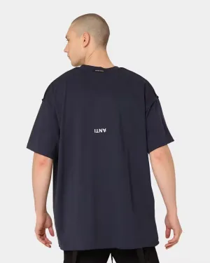 The Anti Order Anti Essential Oversized T-Shirt Navy brandable Vibrant Prints