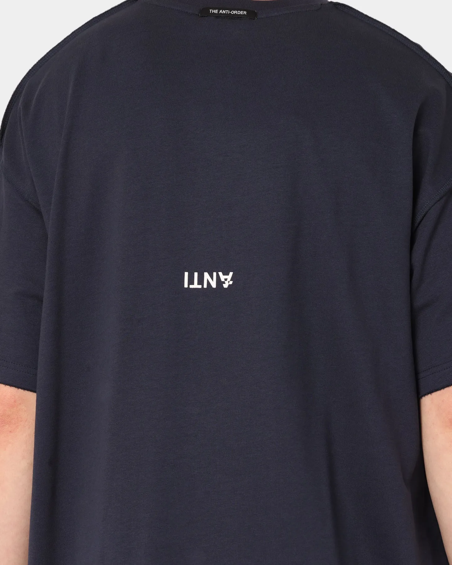 The Anti Order Anti Essential Oversized T-Shirt Navy Easy Look