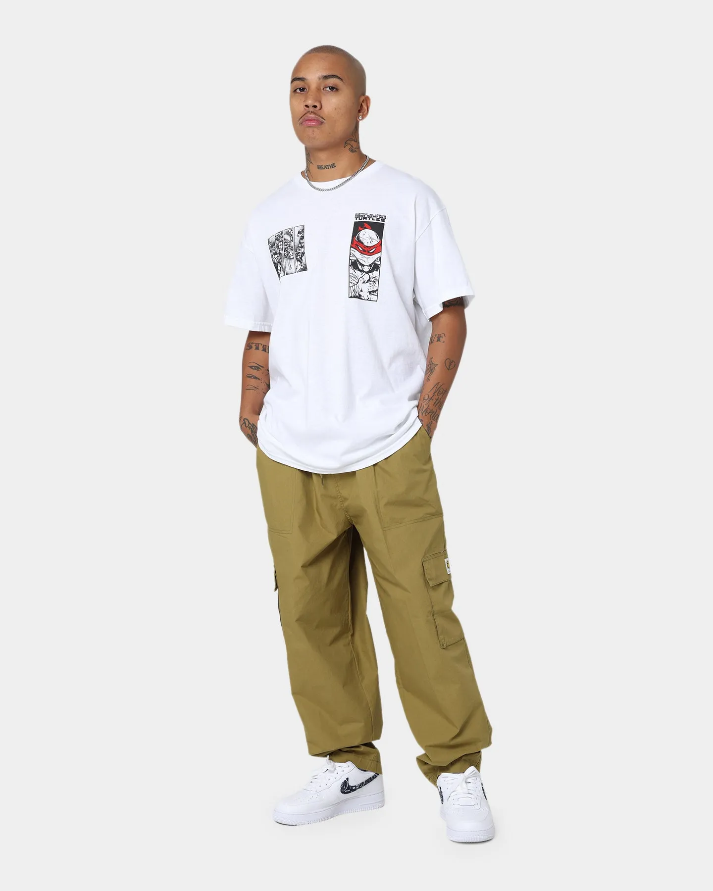 Light and Comfortable American Thrift American Thrift x Teenage Mutant Ninja Turtles Comic Book T-Shirt White